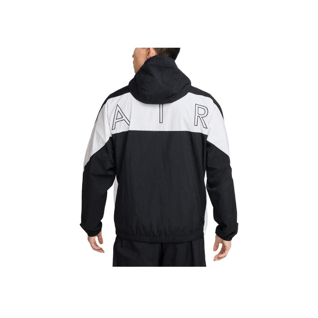 Nike Color Block Zip-Up Hooded Long Sleeve Jacket Men jackets Black HJ0635-010