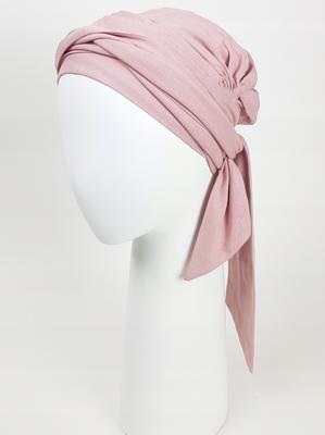 Women's Scarf Lara Pastel Pink 162 Turban Also After Chemotherapy For Summer
