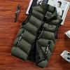 Spring Fashion Mens Jacket Sleeveless Vest Thermal Soft Vests Casual Coats Male Cotton Mens Vest Men Thicken Waistcoat