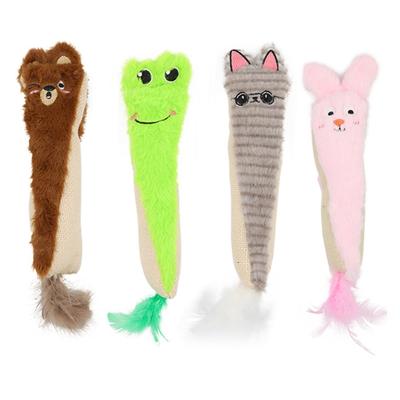 Cats Toy Catnips Toy BitingResistant Cats Teething Chewing Toy Anxiety Reduce Teaser Toy Plush Animal Cats Favor