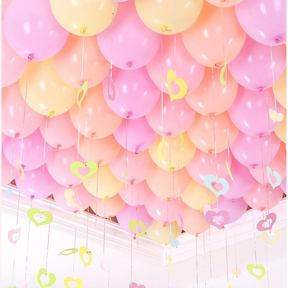 100 ks mix barev 10 palcových latexových balónků ve tvaru makronky, pro miminka, narozeninové události, párty, svatby, oslavy narozenin