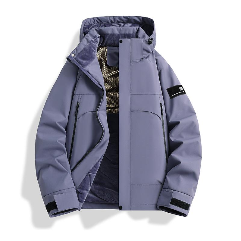 Thickened Charging Cotton-padded Clothes Sports Outdoor Cotton-padded Jackets Graphene Cold Autumn and Winter Warm Cotton-padded Clothes Windproof M