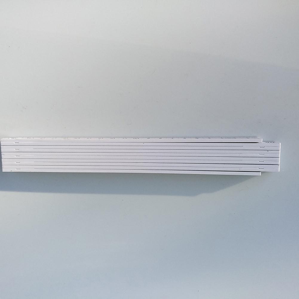 2 Meter Faltenmaßstab ABS-Kunststoff Doppelseitig Falten Falten