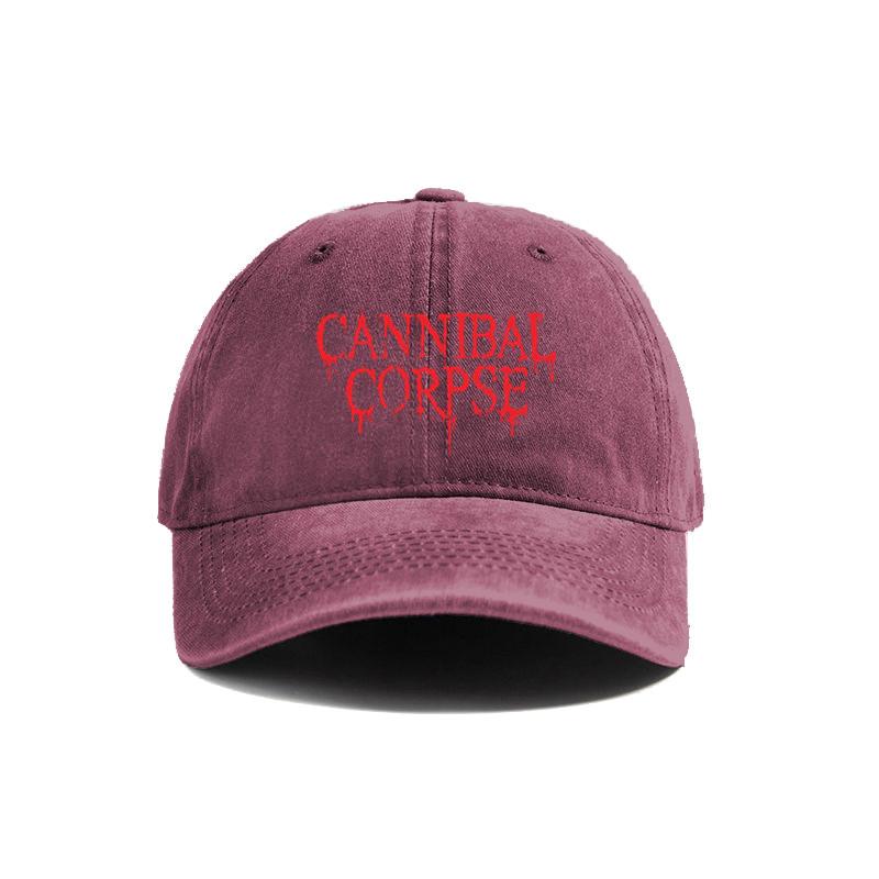 Cannibal Corpse Baseball Cap Summer Distressed Dad Hats Unisex Outdoor Adjustable Cotton Caps MZ-433