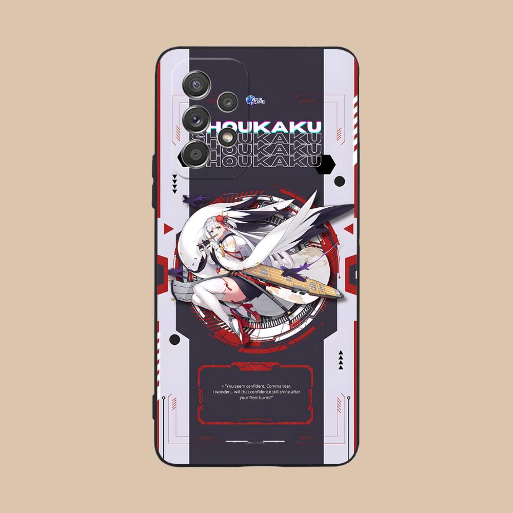 Azur Lane Shoukaku Phone Case for Samsung Galaxy M55 54 42 35 34 33 32 23 22 15 14 13 12 F55 5G Soft TPU Shockproof Cover