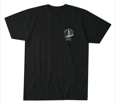 Dark Tactical Shooting Graphic T Shirt Unisex Double Print Large Back Grim Reaper Skull Globe Helicopter Circle Logo