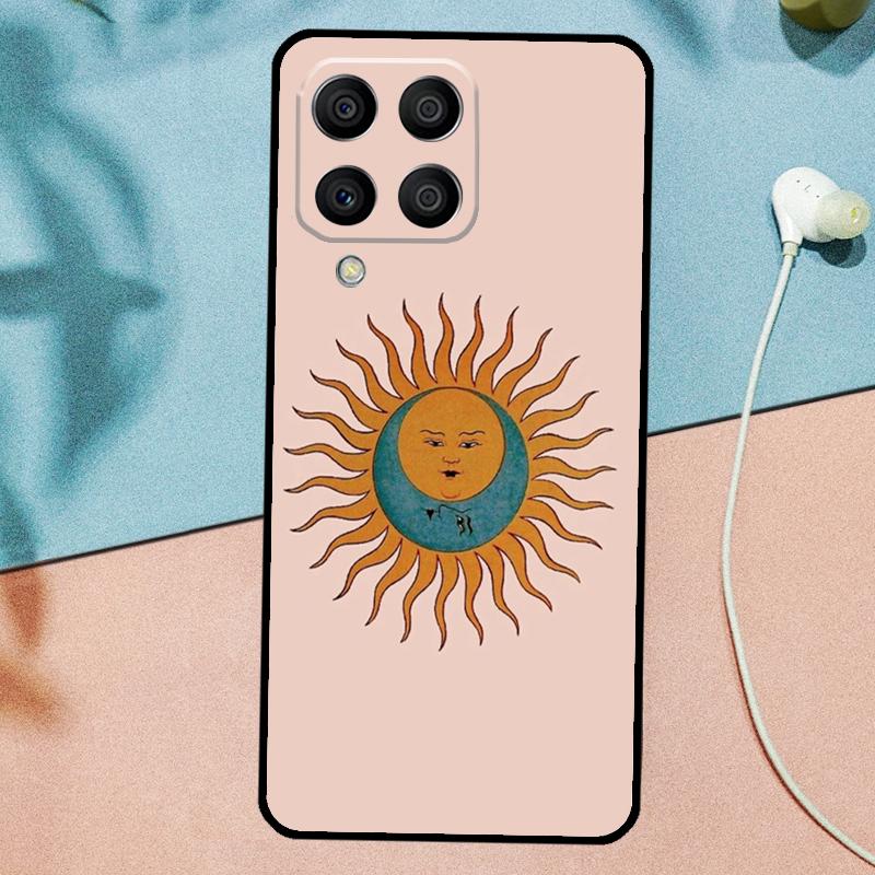 Vintage Moon and Sun Stars For Samsung Galaxy M14 M34 M54 M20 M06 M16 M12 M13 M15 M35 M55 M33 M53 M21 M31 M32 M52 Case