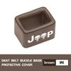 For Jeep Car Logo Seat Belt Buckle Protective Cover Safety Belt Clip Case Accessories Grand Cherokee Patriot Renegade Compass AJT1