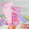4 Pcs Mix Sanrio Cartoon Stickes Capybara Kuromi 3D Stereo Crystal Sticker Handbook DIY Material Sticker