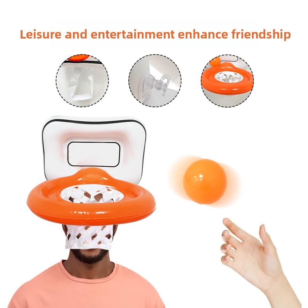 Basketball Hoop Throwing Toy Party Activity Interactive Toy Creative Interactive Parent-child Game Headband Basketball Hoop
