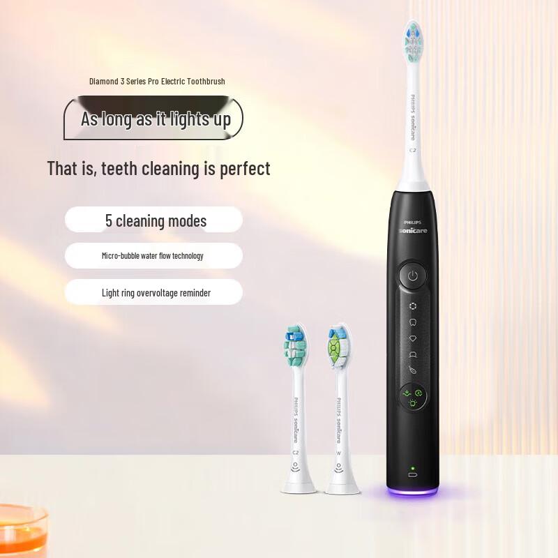 

Philips DiamondClean 3 Series Pro Sonic Electric Toothbrush CN plug (adapter included)