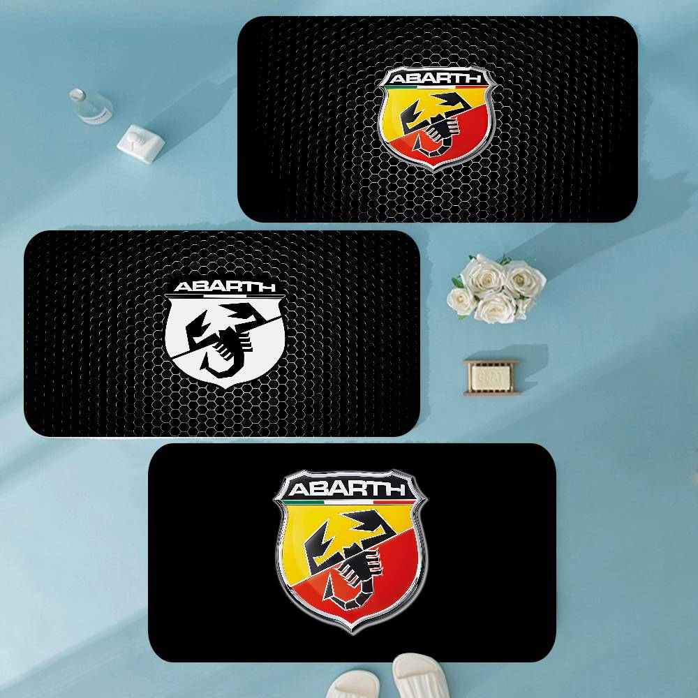 A-Abarth Bathroom Mat Kids Room Bedroom Decoration Balcony Anti-Slip Doormat Living Room Welcome Rug
