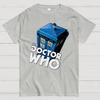 Doctor Who Tajemnicza Budka Telefoniczna Bawełniana Letnia Codzienna Chłodna Luźna Koszulka