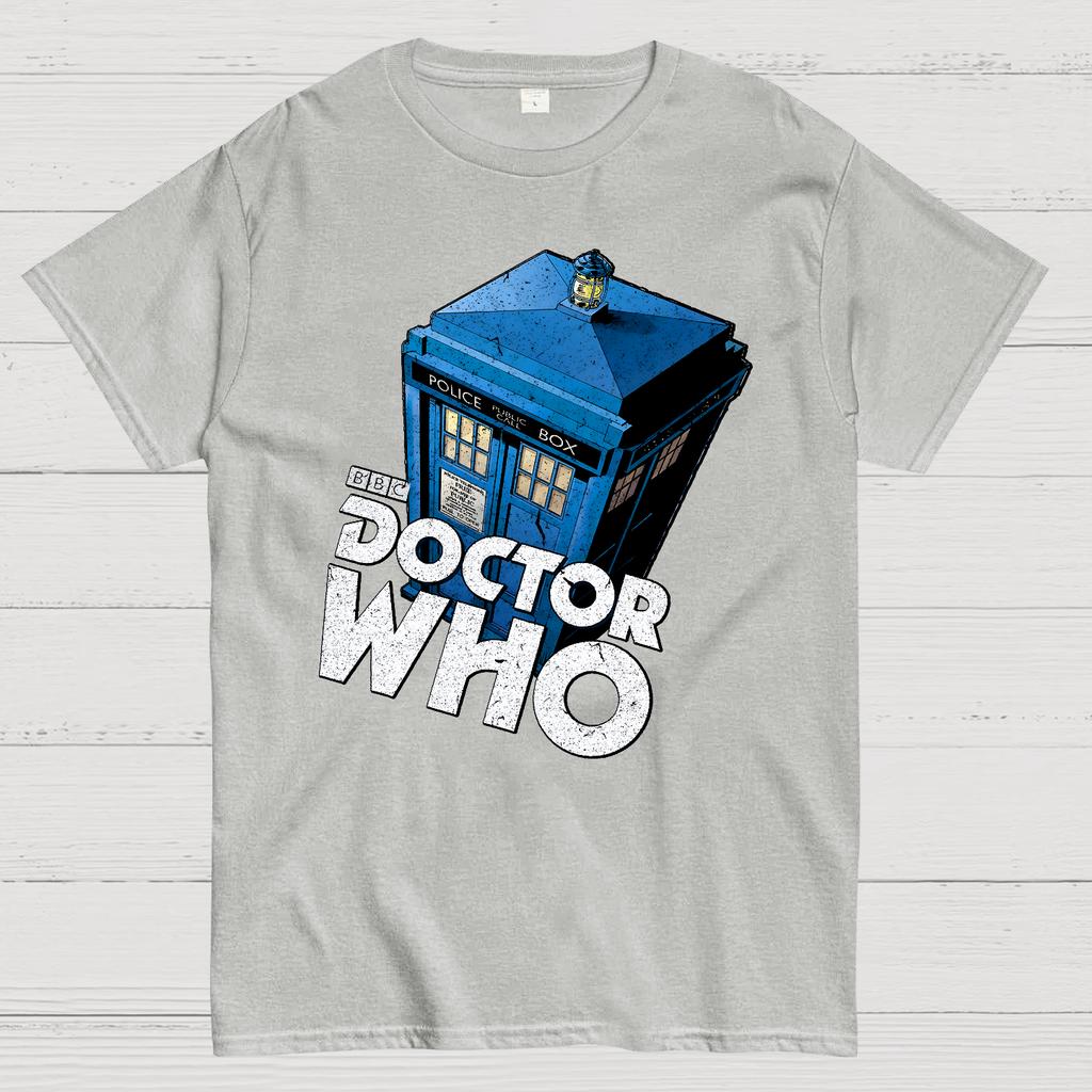Doctor Who Tajemnicza Budka Telefoniczna Bawełniana Letnia Codzienna Chłodna Luźna Koszulka