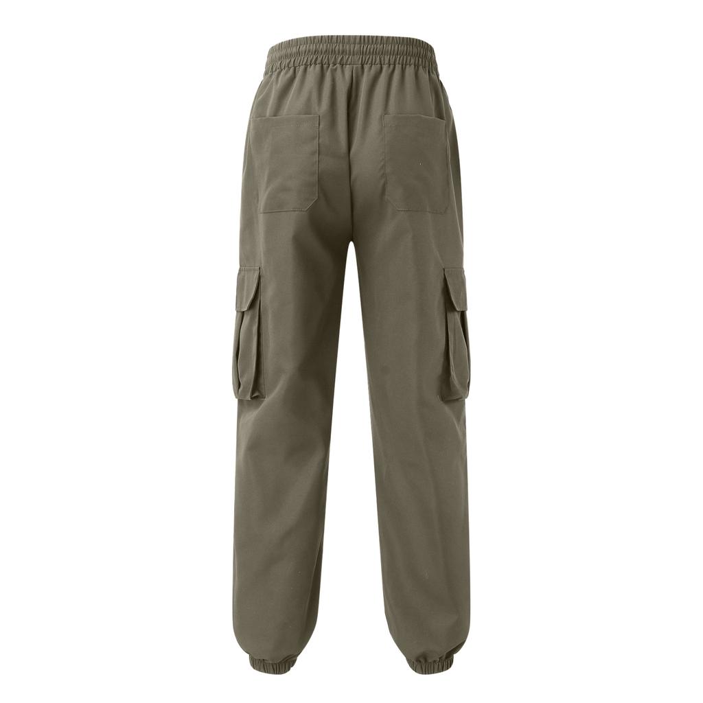 Men's Outdoor Leisure Loose Multiple Pockets Workwear Sports Trousers