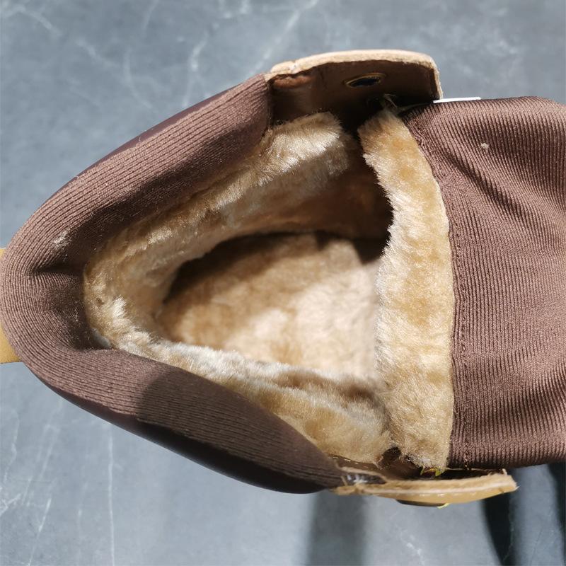 

Ботинки Мартин из коровьей кожи, мужские хлопковые туфли, не могут быть сильно побиты, пустынные ботинки Bumblebee, высокие, модные, трендовые туфли, производитель Вэньчжоу 43