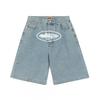 Corteiz Streetwear Short Pants Men Women Alcatraz Ship Print Loose Fit Cotton Shorts