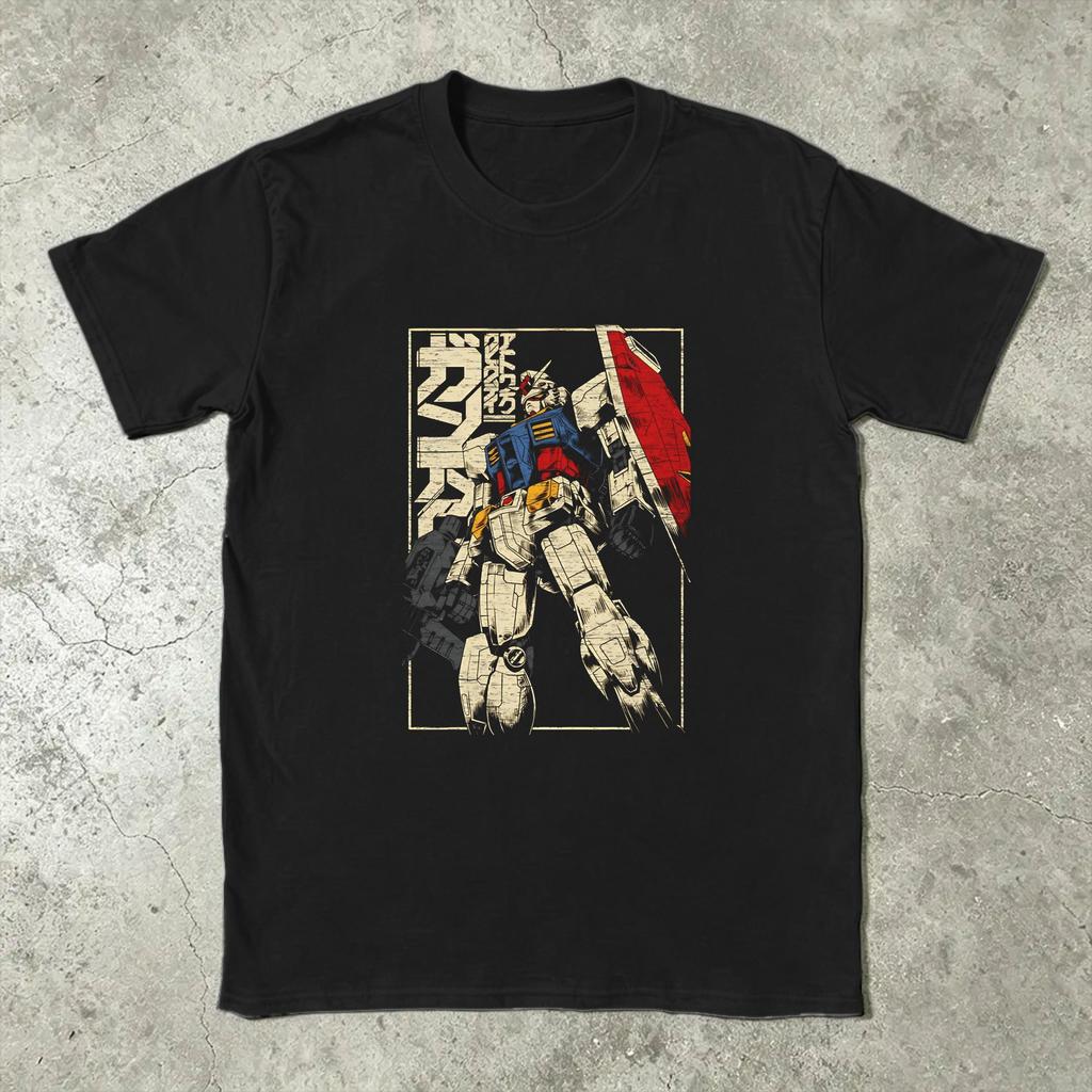 Anime Cool Gggundams Tshirt Summer Hip Hop T Shirts Unisex Cotton Oneck 4xl 5xl 6xl Tees Short Sleeve Aesthetic Tops