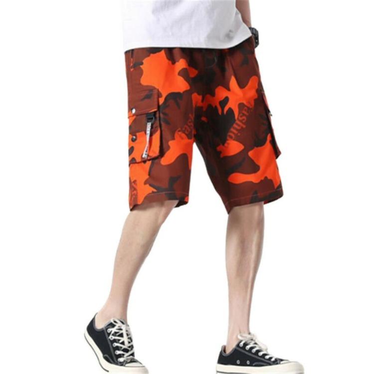 elasticated cargo shorts