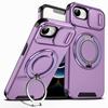 Luxury Slide Cap Cover Case For iPhone 17E 16E 18 17 16 15 14 13 12 11 Pro Max IPhone17e IPhone16e Phone With Ring Stand Holder