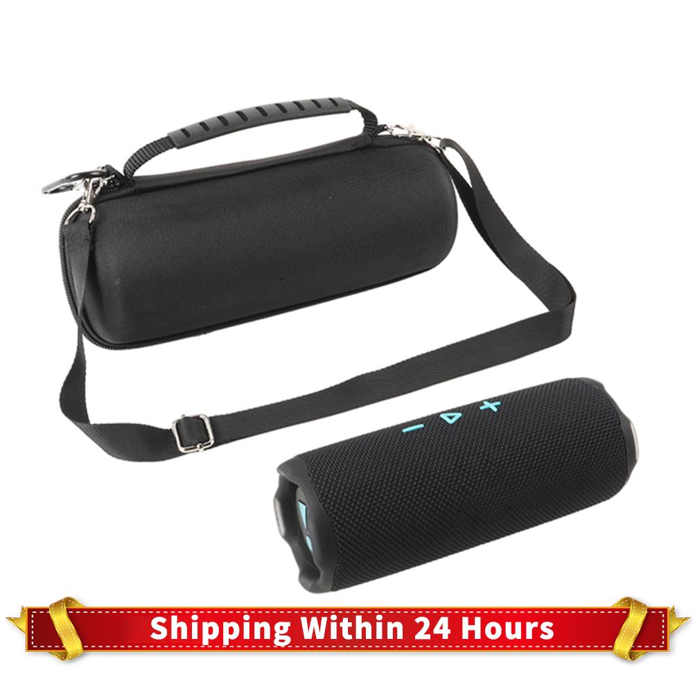 Schützende Tragetasche mit verstellbarem Schultergurt Tragetasche Hartes EVA Lautsprecheretui für JBL Flip 7 Tragbarer BT-Lautsprecher
