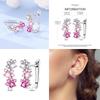 Women Hoop Earrings 2025New 925 Silver Sweet Cherry Earring Wedding Engagement For Girlfriend Wife Birthday Gift