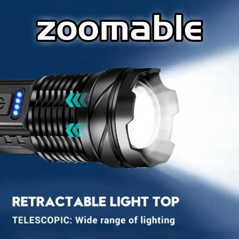 Portable Adjustable-focus LED Flashlight for Home Flashlight Night Camping Flashlight