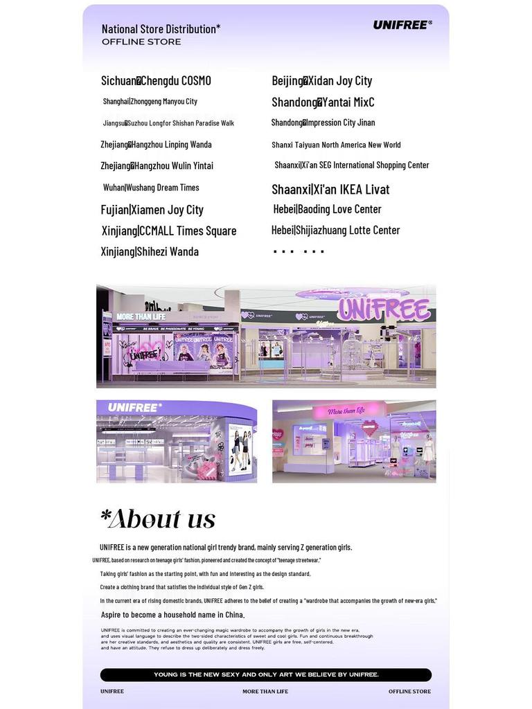 unifree Korean Style Small Floral 90% White Duck Down Short Jacket