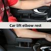 Car Armrest Pad, Left Elbow Support, General Leather Booster Pad, Central Armrest Box, Adjustable Armrest
