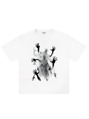 Graphic TShirts Printed 100 Cotton Short Sleeve Tee Tops Summer Korean Vintage Oversized Shadow Y2k Streetwear Unisexs Clothing