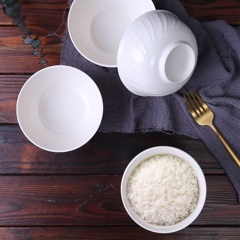 Sheng'erdun Commercial Melamine Twill Bowls (10-Pack)