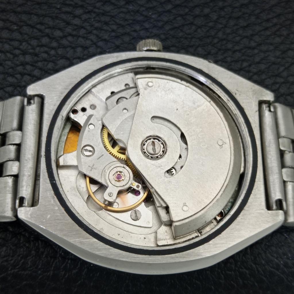 GENUINE VINTAGE RICOH R31 AUTOMATIC JAPAN MENS PURPLE COLOR DIAL WATCH a709228-1