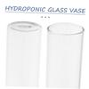 NUOLUX Test Tube Vases, Transparent Glass, for Propagating Plants, Hydroponic Compatible, Rear Decor, Indoor Use, Set of 4