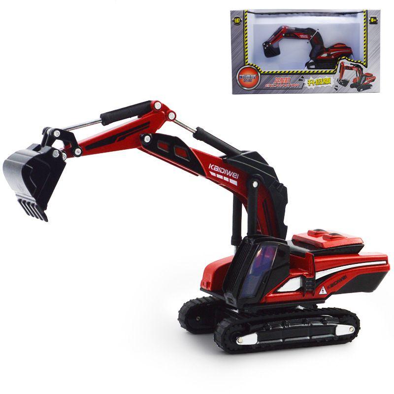 Premium 187 Alloy Diecast Excavator Toys With Classic Engineering Design