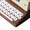1Set 1:12 Miniature Typewriter Model Lightweight Multifunctional Wood Dollhouse Simulation Black Typewriter Shooting Props
