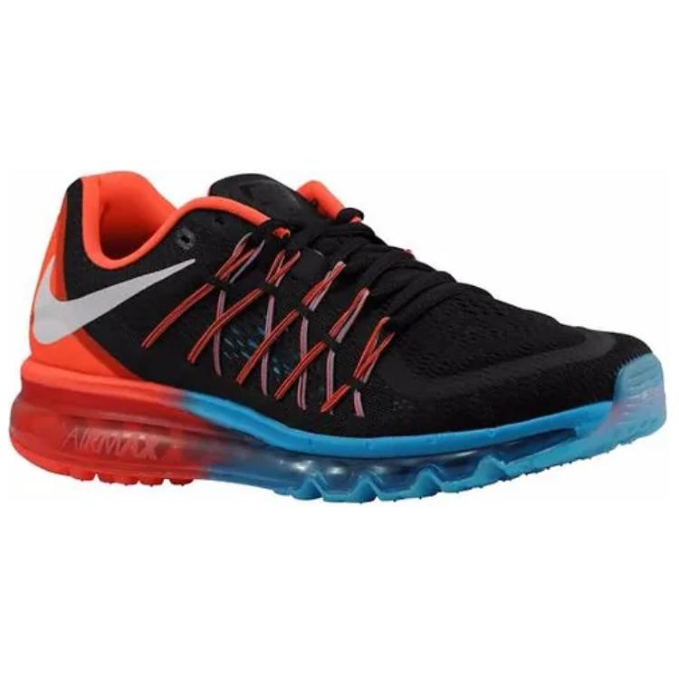 Nike Air Max 2015 Black Bright Crimson Men Sneakers Blue-Lagoon White 698902-006