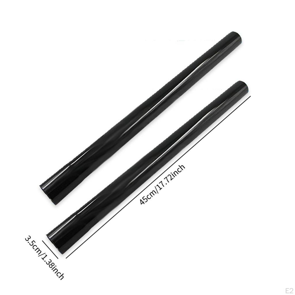 2x 1.38inch Vacuum Cleaner Extension Tube Universl Fit Accessory (17.72inch Length)