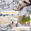 Pet Blanket Soft Fluffy Cute Cartoon Pattern Mat Pet Bed Dog Blanket Warm and Comfortable Blanket Suitable for Cats and Dogs