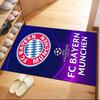 FC Bayern München Logo Teppich Rot Grund Weiß Blau Streifen Druck Rutschfest Rechteckige Bodenmatte Fußballfan Wohnzimmer Schlafzimmer Dekor Teppich