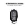 Zinc Alloy Leather Car Key Fob Case For Hyundai I30 Ix25 Ix35 Elantra Kona Solaris Azera Grandeur Ig Tm Accent Santa Fe Key Fob