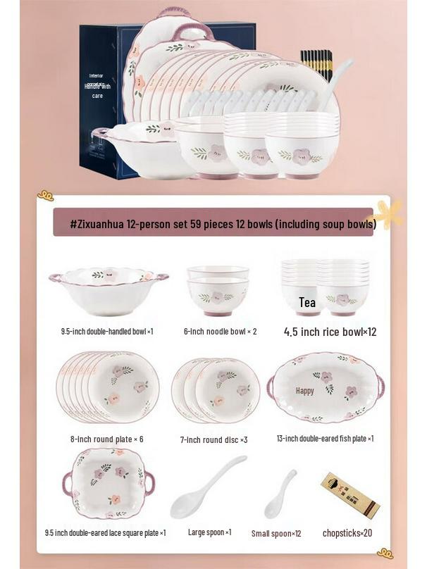 Mode Lanka Japanese Ceramic Dinnerware Set