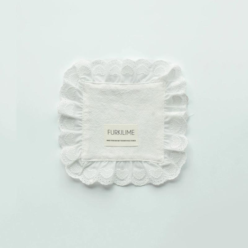 

Кружевные подставки под тарелки для стола, хлопковые салфетки для тарелок, мягкая оборка, свадебное украшение, подарок на новоселье, декор стола, вечеринка As shown