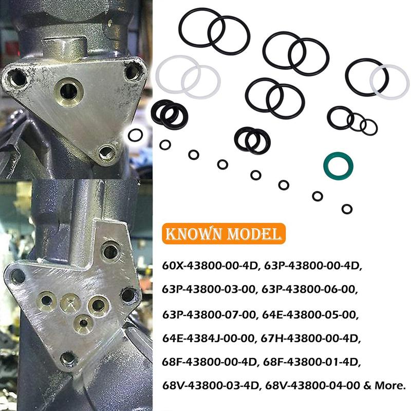 Återuppbyggnadstrimma Tiltkåpa O-ringstätning Kit 115225FS för Showa Suzuki Yamaha 115-225HP