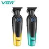 VGR Men's Electric Hair Clipper Gradient Metal Body Hair Trimmer LED Intelligent Digital Display Home Carving Pusher Waterproof and Long-lasting V-996