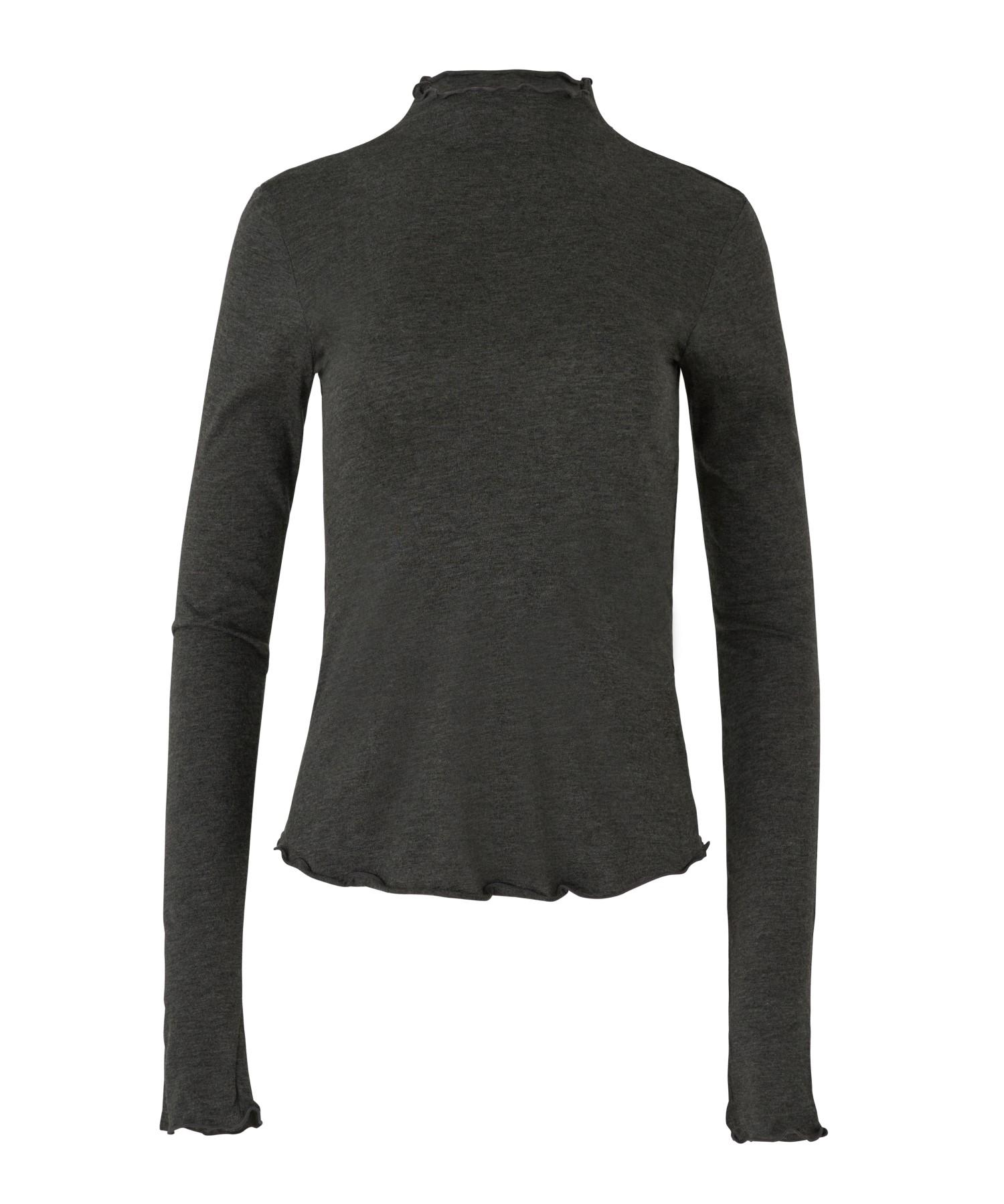 Runcave Тихая модальная футболка с длинным рукавом Charcoal Gray/Free