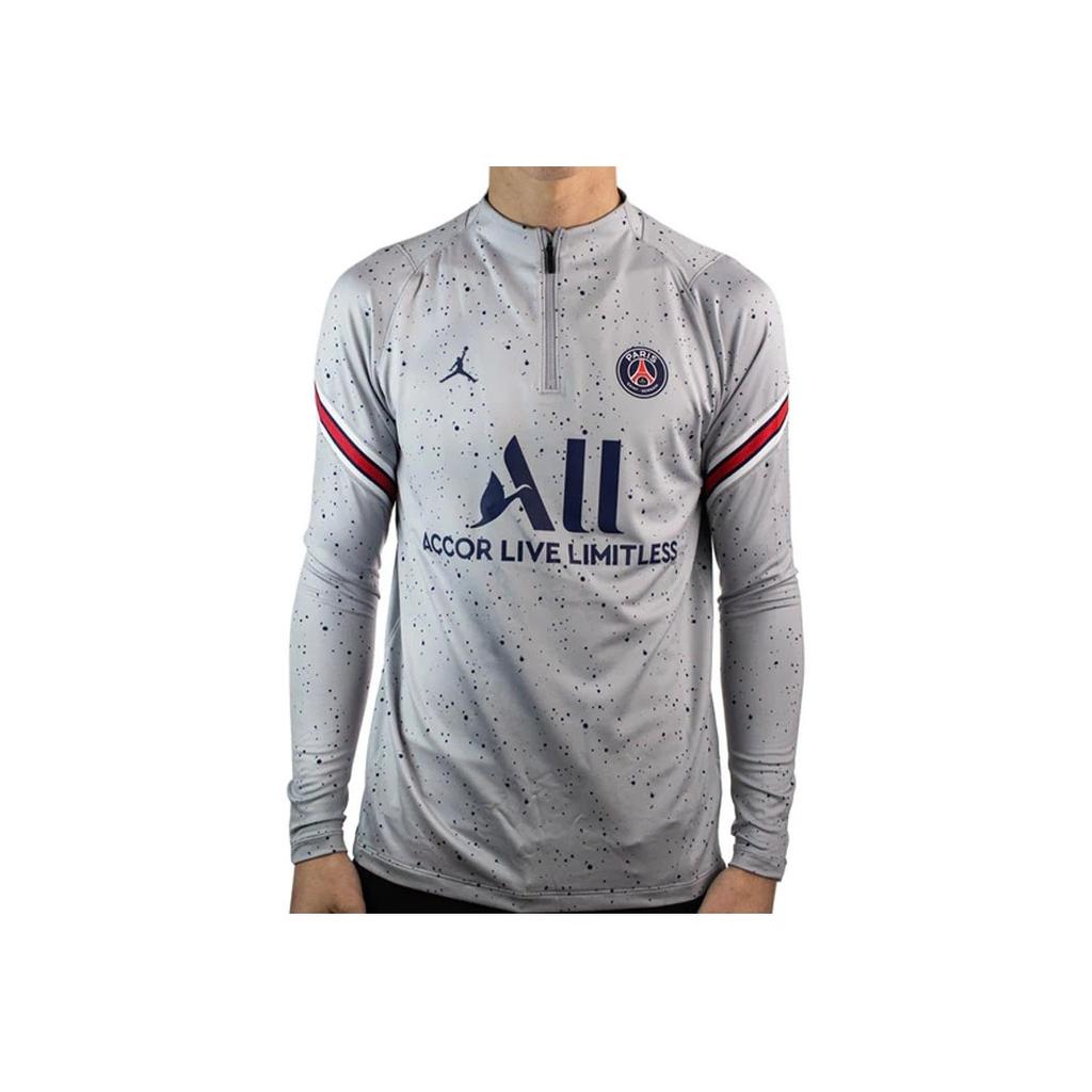 Nike Splatter Ink Half-Zip Training Long Sleeve T-Shirt With Letter Stand Collar Men Tops Light-Blue DH7685-013