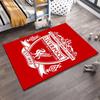 Tappetino per pavimenti disegnato dal Liverpool Football Club, adatto come tappetino antiscivolo per il soggiorno o il divano della camera da letto