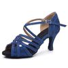 Latin Dance Shoes for Women Adult Sexy High Heels Ballroom Dance Shoes Tango Salsa Heeled 8cm
