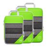 3/6PCS Portable Lightweight Suitcase Pouch Compressed Packing Cubes Travel Storage Bag Set With Shoe Bag Mesh Visual