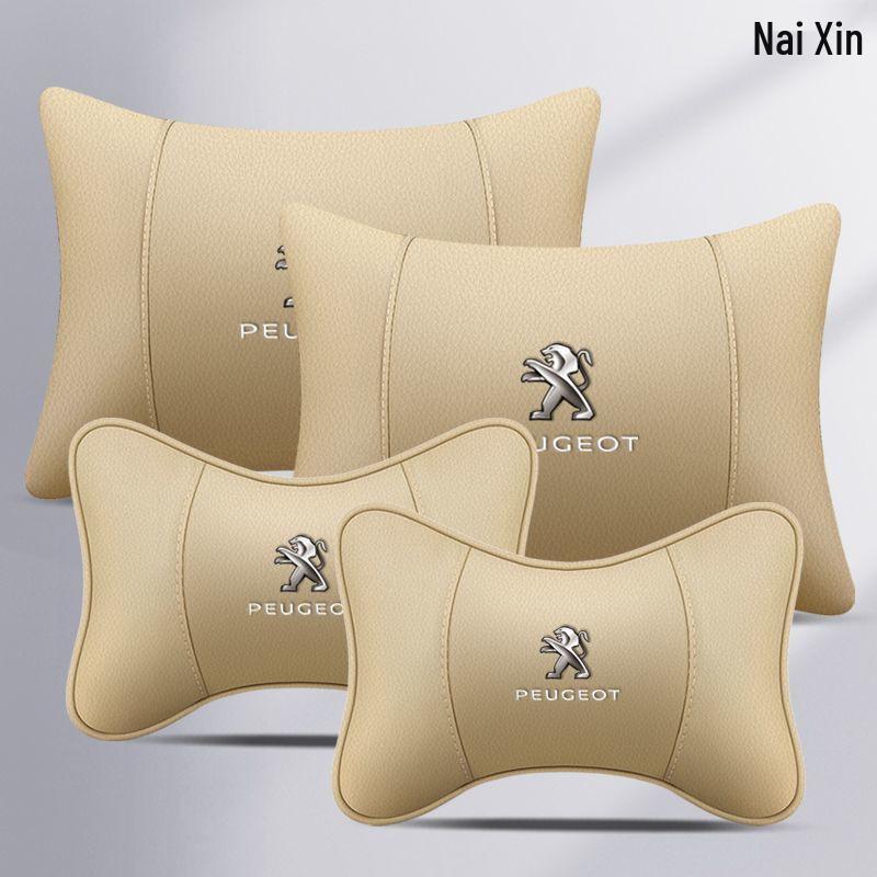 Peugeot 408/4008/2008/508L Headrest & Lumbar Support Cushions, Neck Pillows, and Interior Emblems.